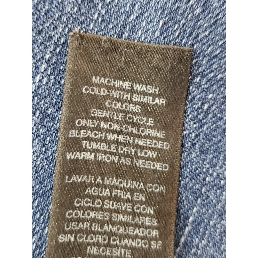 Chico's Cropped Jeans Sz 0.5 Med Wash Blue So Slimming Girlfriend Crop High Rise